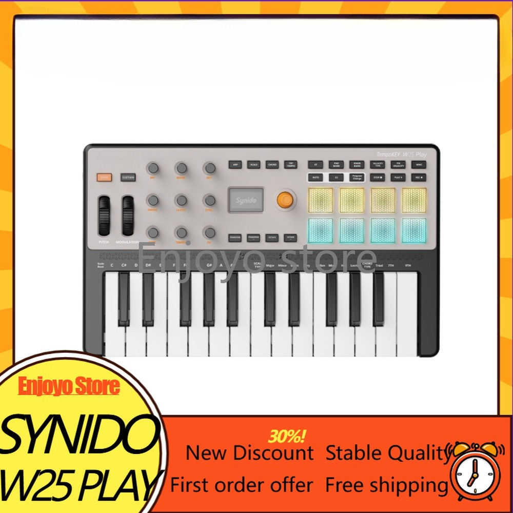 Midi Controller Pad - Synido TempoKEY W25: teclado controlador MIDI
