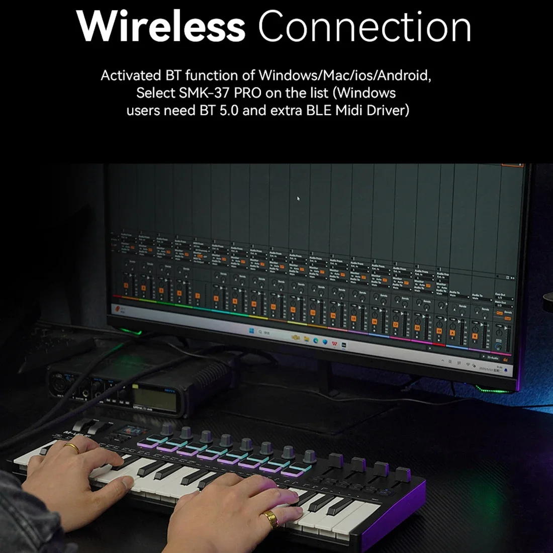 M-VAVE SMK-37 PRO: controlador - Midi Controller Pad avaliação e preço