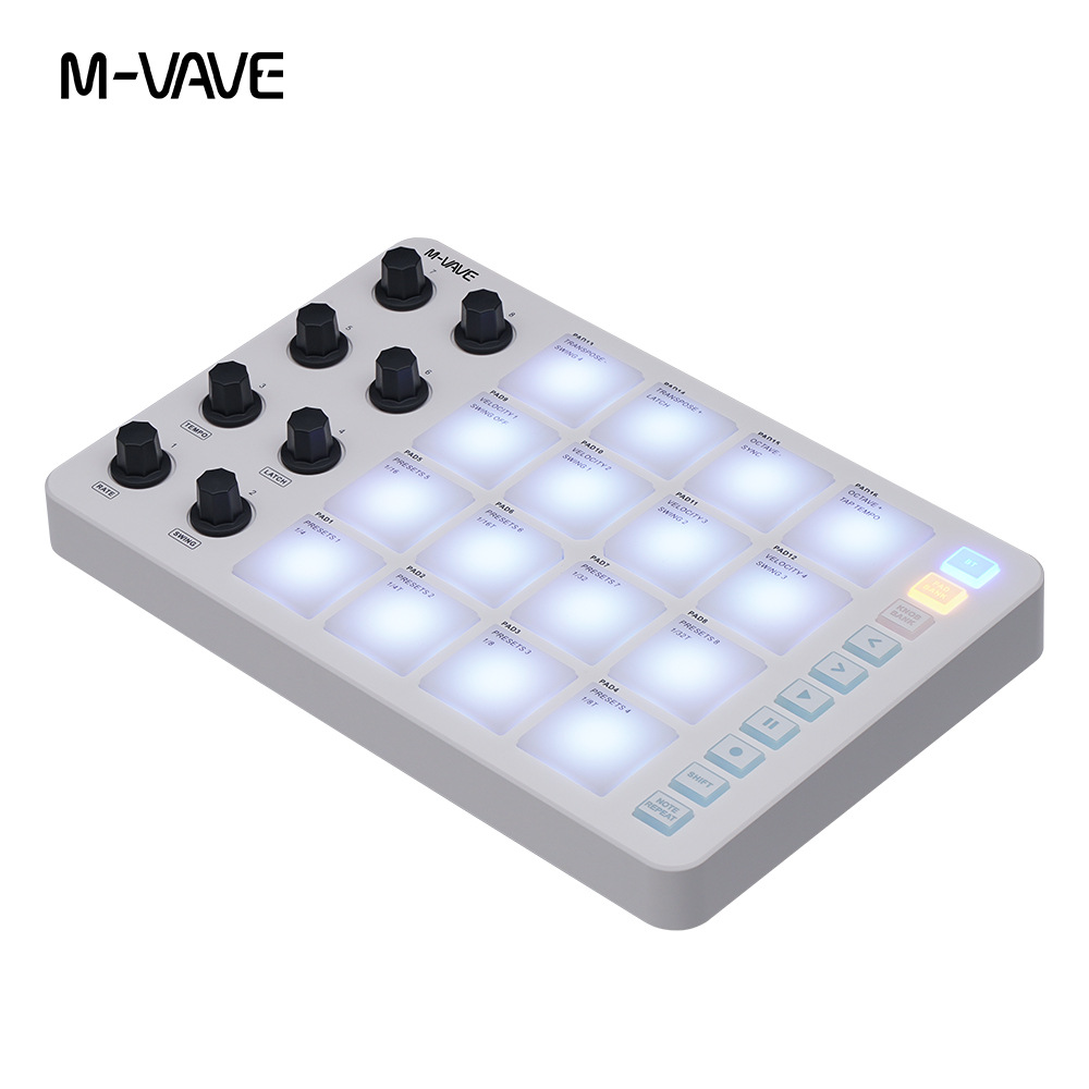 Controlador MIDI sem fios M-Va - Midi Controller Pad avaliação e preço