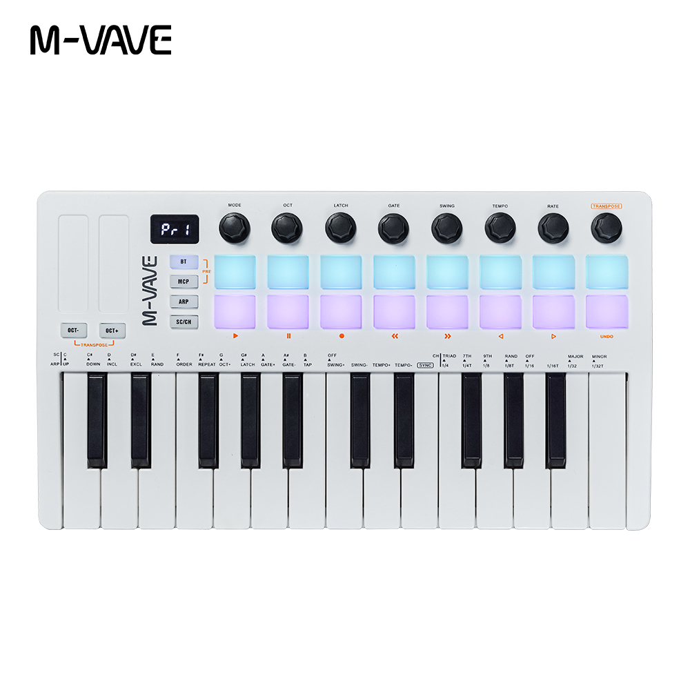 Controlador de Teclado MIDI Bl - Midi Controller Pad avaliação e preço