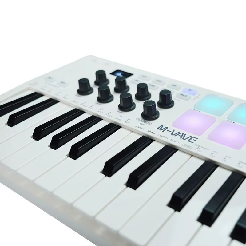 M Vave Smk 25: teclado MIDI po - Midi Controller Pad avaliação e preço