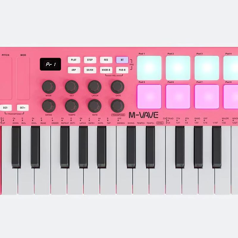 M Vave Smk 25: teclado MIDI po - Midi Controller Pad avaliação e preço