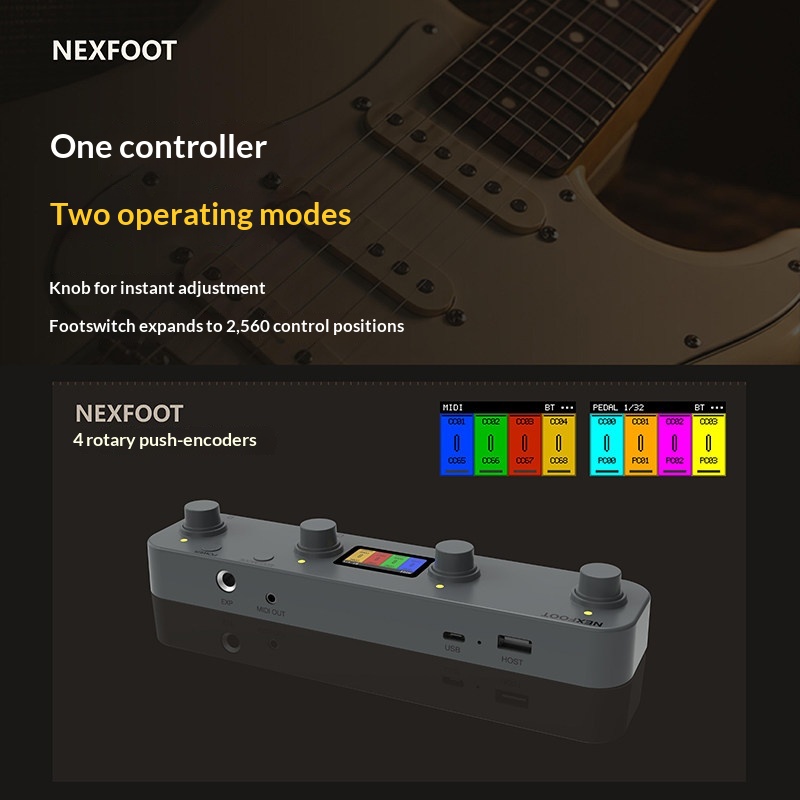 LIVTRA NEXFOOT: Controlador de - Midi Controller Pad avaliação e preço