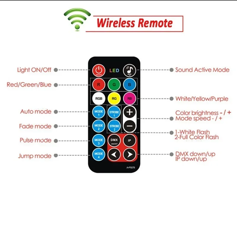 RGB Som Ativado Uplighting Luz - Audio Music Dj avaliação e preço